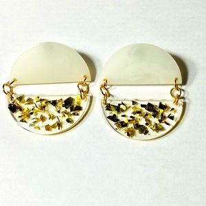 Handmade resin earrings
